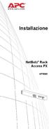 Installazione. NetBotz Rack Access PX AP9360