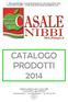 CATALOGO PRODOTTI 2014