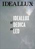 * catalogo generale prodotti LED. ideallux. DEDica LED