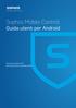 Sophos Mobile Control Guida utenti per Android. Versione prodotto: 3.6