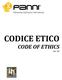 CODICE ETICO CODE OF ETHICS rev. 02