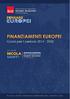 Finanziamenti europei: guida per il periodo 2014-2020