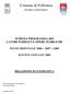 SETTORE LAVORI PUBBLICI SCHEMA PROGRAMMA DEI LAVORI PUBBLICI E OPERE PUBBLICHE PIANO TRIENNALE 2006 2007 2008 ELENCO ANNUALE 2006