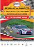 SOMMARIO. InformaRally 2015 www.rallydelsalento.org