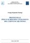 PROTOCOLLO PER LO SCREENING CITOLOGICO DEL CERVICOCARCINOMA