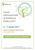 Forum Internazionale di Nutrizione Pratica 2011