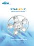 STARLED 5 LAMPADA A LED PER SALA OPERATORIA