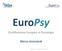 EuroPsy. Certificazione Europea in Psicologia. Marco Guicciardi