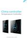 Clima controller. Temperature Controller. Controllare il clima con stile.