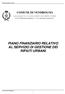 PIANO FINANZIARIO RELATIVO AL SERVIZIO DI GESTIONE DEI RIFIUTI URBANI