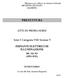 PREFETTURA ATTI DI PRIMA SERIE. Serie I Categoria VIII Sezione V IMPIANTI ELETTRICI DI ILLUMINAZIONE BB. 762-763 (1891-1912) INVENTARIO