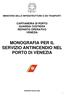 MONOGRAFIA PER IL SERVIZIO ANTINCENDIO NEL PORTO DI VENEZIA