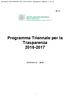 Programma Triennale per la Trasparenza 2015-2017