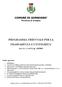 COMUNE DI GONNOSNO Provincia di Oristano PROGRAMMA TRIENNALE PER LA TRASPARENZA E L INTEGRITA