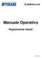 Manuale Operativo. Registrazione Utente. Versione: 1.0