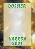 DOSSIER VARROA 2001 - II