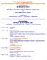 XV Corso di Aggiornamento Post-Specialistico in Endocrinologia, Diabetologia ed Endocrinologia Ginecologica 29-30 Settembre 2011