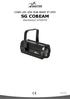 COBE LED 30W RGB BEAM 5 DMX SG COBEAM MANUALE UTENTE. Rev. 01/14 ITA