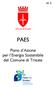 All. A. comune di trieste PAES. Piano d Azione per l Energia Sostenibile del Comune di Trieste