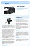 HVR-HD1000E. Informazioni sul prodotto. Caratteristiche. Videocamera shoulder mount HDV CMOS ClearVid 1 / 2,9. www.sonybiz.