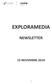 EXPLORAMEDIA NEWSLETTER