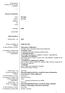 E U R O P E A N PERSONAL INFORMATION. Telephone Fax E-mail. Date of birth WORK EXPERIENCE. Dates (from to) 2012. Name and address of Studio De Sario