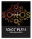 SONOS PLAY:3. Guida del prodotto