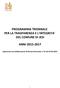 PROGRAMMA TRIENNALE PER LA TRASPARENZA E L'INTEGRITA' DEL COMUNE DI JESI ANNI 2015-2017