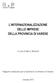 L INTERNAZIONALIZZAZIONE DELLE IMPRESE DELLA PROVINCIA DI VARESE