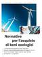 Normative per l acquisto di beni ecologici