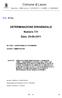 Comune di Lecco. DETERMINAZIONE DIRIGENZIALE Numero 731 Data: 29-09-2011