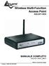 Wireless Multi-Function Access Point A02-AP1-W54