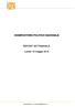 OSSERVATORIO POLITICO NAZIONALE REPORT SETTIMANALE. Lunedì 18 maggio 2015