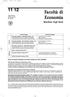 Facoltà di Economia. Manifesto degli Studi. Corsi di Laurea Triennali (o di primo livello) (ex D.M. 270/2004) UNIVERSITÀ DEGLI STUDI DI UDINE