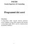 PSICHE Scuola Superiore di Counseling Programmi dei corsi