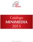 Catalogo MINIMEDIA 2015