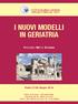 i nuovi modelli in GeRiATRiA