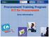 Procurement Training Program ICT for Procurement. Area informatica