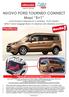 NUOVO FORD TOURNEO CONNECT Maxi 5+1 - CON PIANALE RIBASSATO E SISTEMA FLEXI RAMP - offre il vano bagagli libero in assenza del disabile a bordo