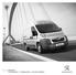 Listino prezzi 07 / 2012. Peugeot Boxer Furgone Cabinato Autocarro