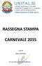 RASSEGNA STAMPA CARNEVALE