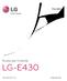 ITALIANO. Guida per l'utente LG-E430. www.lg.com MFL67882007 (1.0)