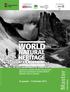 WORLD NATURAL HERITAGE MANAGEMENT