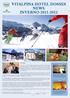 VITALPINA HOTEL DOSSES NEWS INVERNO 2011-2012