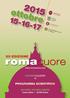 SEDE CONGRESSO NH HOTEL VITTORIO VENETO Corso Italia,1-00198 Roma Tel. 06 84951 PROVIDER ECM NR. 265