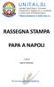 RASSEGNA STAMPA PAPA A NAPOLI