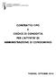 CONTRATTO-TIPO TIPO E CODICE DI CONDOTTA PER L ATTIVITÀ DI AMMINISTRAZIONE DI CONDOMINIO NIO