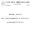 COMUNE DI TREBASELEGHE REGOLAMENTO DEL VOLONTARIATO IN ATTIVITA SOCIALMENTE UTILI