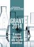 GRANT 2014. Il nostro sostegno alla ricerca scientifica