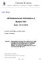 Comune di Lecco. DETERMINAZIONE DIRIGENZIALE Numero 1047 Data: 16-12-2014